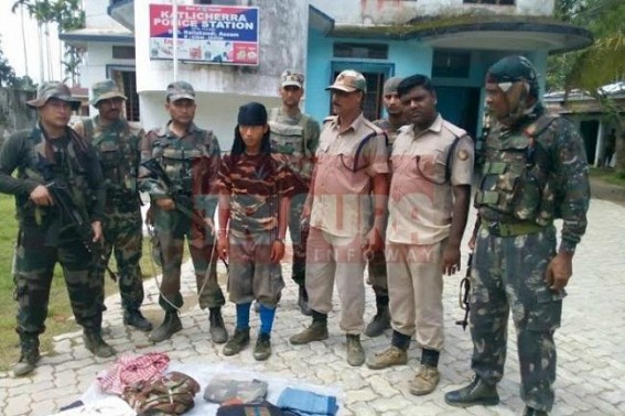 30th Assam Rifles Bt  nabbed a Bru terrorist from Leading  terrorist group based in Mizoram under L. V. Charki :  Govt.â€™s failure to sort out Mizo repartition since 19 days increasing  terrorism-threats for Tripura